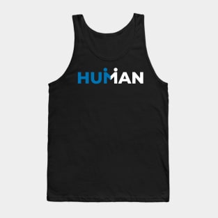 Human size S, M, L Black or Charcoal Heather Tank Top